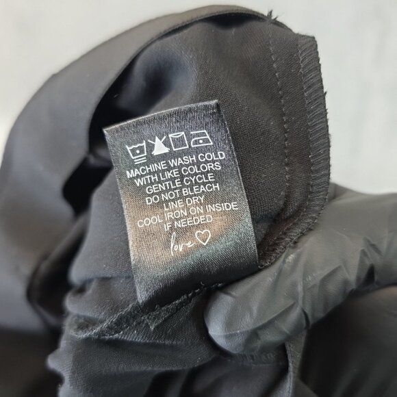 Nic + Zoe Pintuck Slit Leg Trouser Pants Women's Size 4 Black Onyx High Rise - Picture 10 of 16